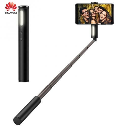 Állítható kézi szelfibot (BLUETOOTH távkioldó gomb, LED világítás, 18-61 cm nyél, univerzális, Type-C, 2.6-3.5