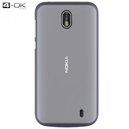 Nokia 1 (2018) 4-OK telefonvédő gumi / szilikon (ultravékony) ÁTLÁTSZÓ	
