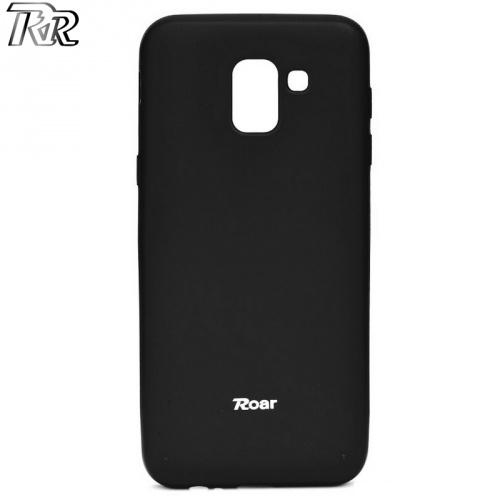 SAMSUNG Galaxy J6 (2018) J600F ROAR ALL DAY telefonvédő gumi / szilikon (matt) FEKETE	