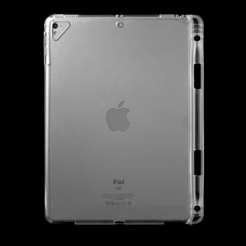 APPLE IPAD 9.7 (2017) /APPLE IPAD 9.7 (2018) Telefonvédő gumi / szilikon (Apple Pencil tartó) ÁTLÁTSZÓ	