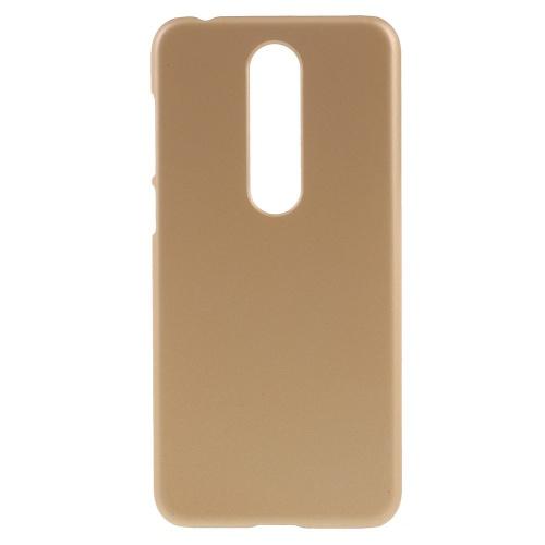 NOKIA X6 (2018) Műanyag telefonvédő (gumírozott) ARANY	