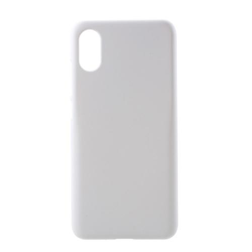 XIAOMI Mi 8 Explorer Műanyag telefonvédő (gumírozott) FEHÉR	