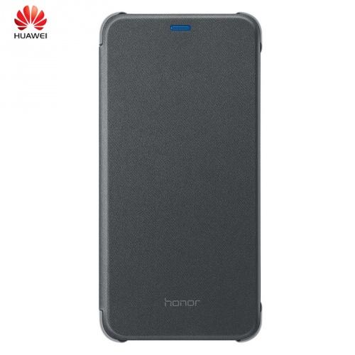 HUAWEI Honor 9 Lite Tok álló, bőr (FLIP, oldalra nyíló) FEKETE	