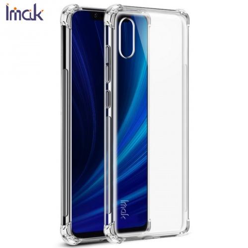 HUAWEI Mate 10 IMAK telefonvédő gumi / szilikon (közepesen ütésálló, légpárnás sarok, képernyővédő fólia) ÁTLÁTSZÓ	