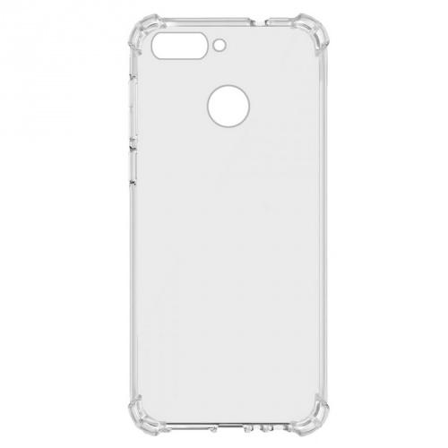HUAWEI P Smart (Enjoy 7S) Telefonvédő gumi / szilikon (shockproof, légpárnás sarok) ÁTLÁTSZÓ	