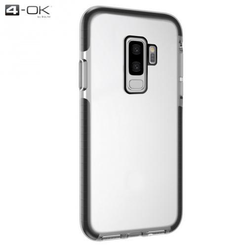 SAMSUNG Galaxy S9 (SM-G960) 4-OK telefonvédő gumi / szilikon (közepesen ütésálló, légpárnás sarok) FEKETE	