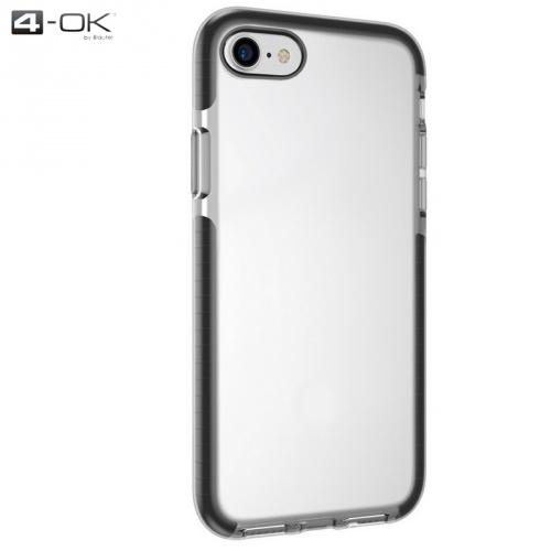 Apple iPhone X 5.8 / Apple iPhone XS 5.8 4-OK telefonvédő gumi / szilikon (közepesen ütésálló, légpárnás sarok) FEKETE	