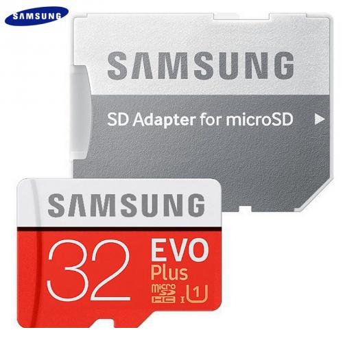MEMÓRIAKÁRTYA TransFlash 32GB (microSDHC EVO plus - Class 10, UHS-1) + SD adapter	