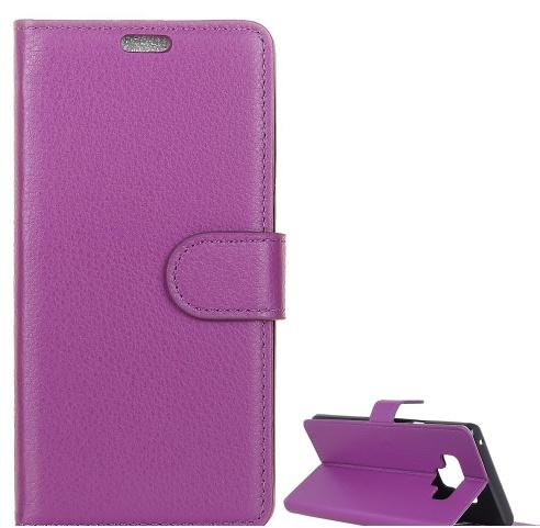 HUAWEI Y5 2018 (Y5 Prime 2018) Tok álló, bőr (FLIP, oldalra nyíló, asztali tartó funkció) LILA	