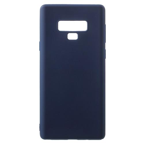 SAMSUNG Galaxy Note 9 Telefonvédő gumi / szilikon (matt) SÖTÉTKÉK	
