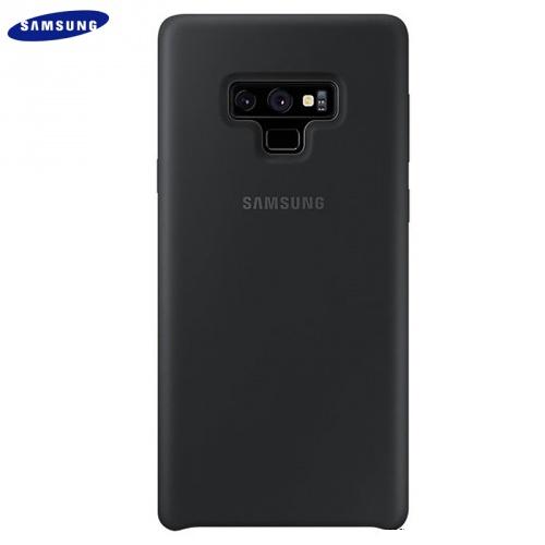 SAMSUNG Galaxy Note 9 Műanyag telefonvédő (gumi / szilikon betét) FEKETE (EF-PN960TBEG)