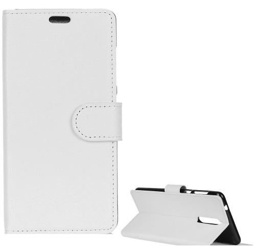 VODAFONE Smart N9 (VFD720) Tok álló, bőr (FLIP, oldalra nyíló, asztali tartó funkció) FEHÉR	