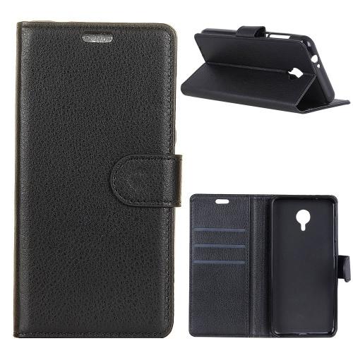 VODAFONE Smart N9 (VFD720) Tok álló, bőr (FLIP, oldalra nyíló, asztali tartó funkció) FEKETE	