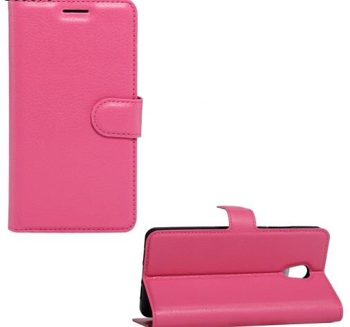 VODAFONE Smart N9 Lite (VFD620) Tok álló, bőr (FLIP, oldalra nyíló, asztali tartó funkció) RÓZSASZÍN	