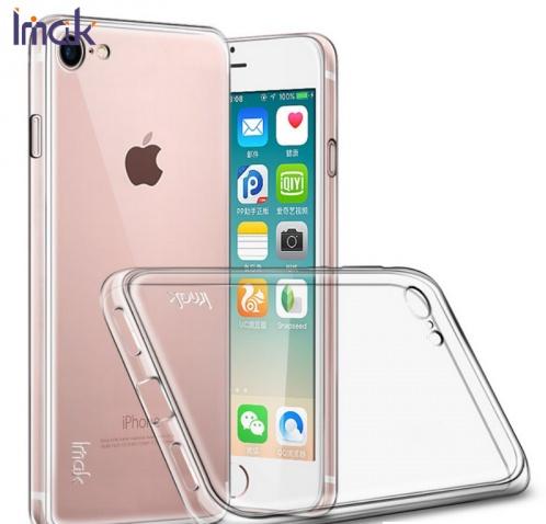 APPLE IPhone 7 4.7 /APPLE IPhone 8 4.7 / Apple iPhone SE (2020) IMAK Stealth telefonvédő gumi / szilikon (ultravékony, 0,8mm, képernyővédő fólia) ÁTLÁTSZÓ	