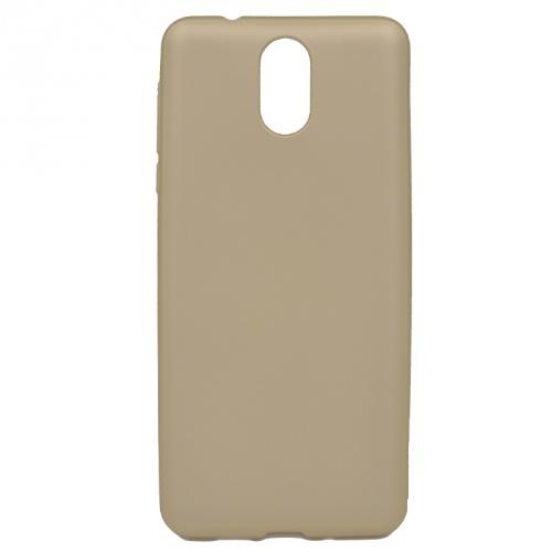 NOKIA 3.1 Telefonvédő gumi / szilikon (matt) ARANY	