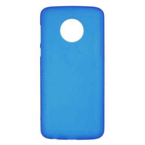 MOTOROLA Moto G6 (XT-1925) Telefonvédő gumi / szilikon (matt, fényes keret) KÉK	