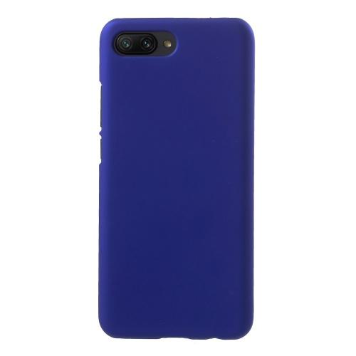 HUAWEI Y6 (2018) Műanyag telefonvédő (gumírozott) SÖTÉTKÉK	