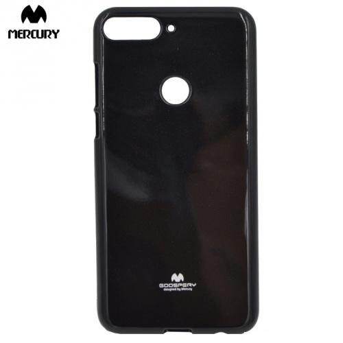HUAWEI Y7 Prime 2018 (Y7 2018) MERCURY Goospery telefonvédő gumi / szilikon FEKETE	