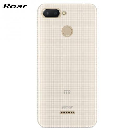 XIAOMI Redmi 6A ROAR ALL DAY telefonvédő gumi / szilikon (matt) ÁTLÁTSZÓ	