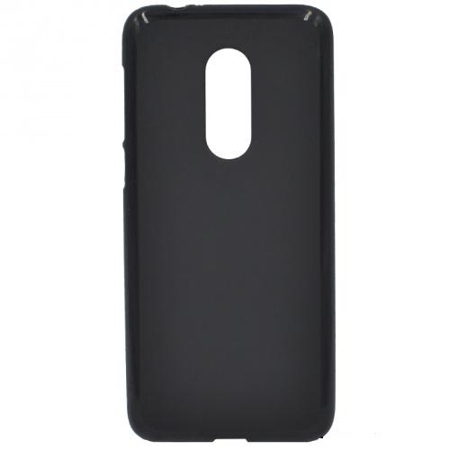 ALCATEL 3 (OT-5052) Telefonvédő gumi / szilikon (matt, fényes keret) FEKETE	