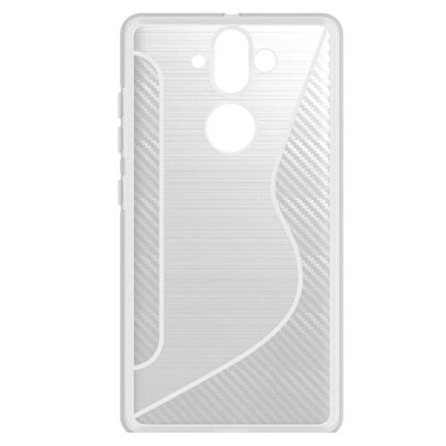 SAMSUNG Galaxy Note 9 (SM-N960F) Telefonvédő gumi / szilikon (S-line, karbonminta) ÁTLÁTSZÓ	