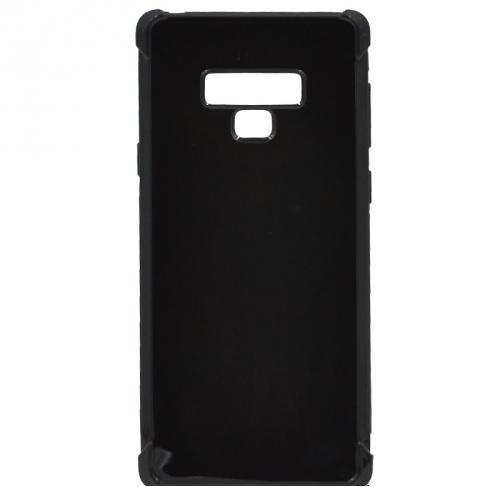 SAMSUNG Galaxy Note 9 (SM-N960F) Telefonvédő gumi / szilikon (shockproof, légpárnás sarok, fényes) FEKETE	