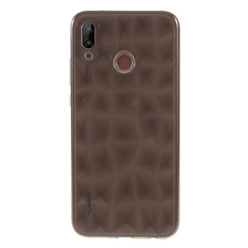 SAMSUNG Galaxy A6 (2018) SM-A600F Telefonvédő gumi / szilikon (3D, gyémánt minta) FÜSTSZÍNŰ	