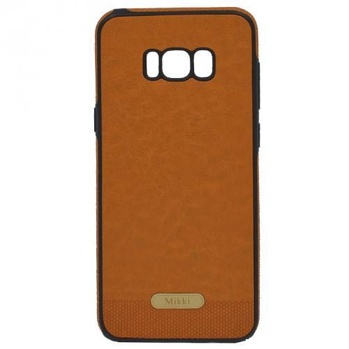 SAMSUNG Galaxy S8 (SM-G950) Telefonvédő gumi / szilikon (ultravékony, közepesen ütésálló, bőrhatás) BARNA	