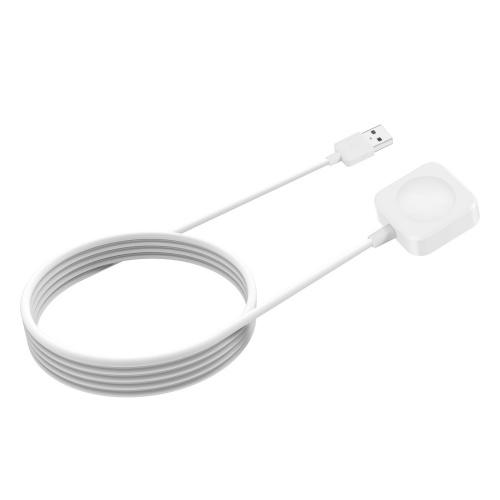 USB töltőkábel (mágneses, 100 cm, MLLA2ZM/A kompatibilis) FEHÉR Apple Watch 1 / 2 / 3 38mm / 42mm	