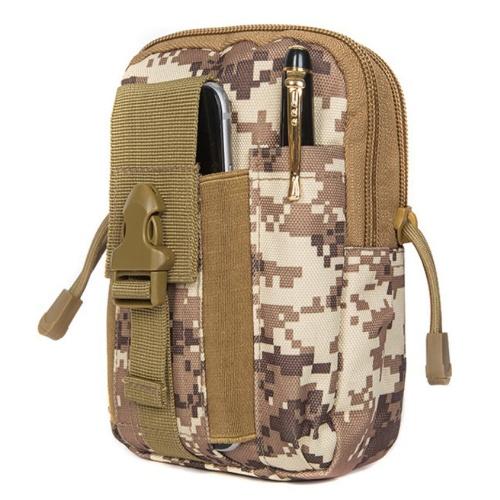 Tok, álló, vászon (övre fűzhető, cipzár, 2 zseb, iPhone 7 Plus 5,5