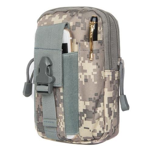 Tok, álló, vászon (övre fűzhető, cipzár, 2 zseb, iPhone 7 Plus 5,5