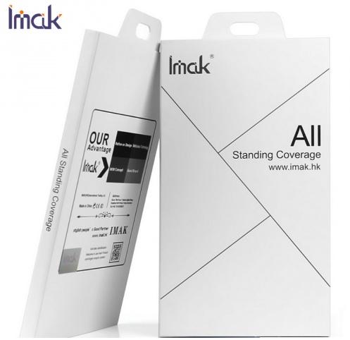 BLACKBERRY KEY2 IMAK képernyővédő fólia törlőkendővel (2 db-os, full screen, íves részre, öntapadós, 0.15mm vékony) átlátszó	