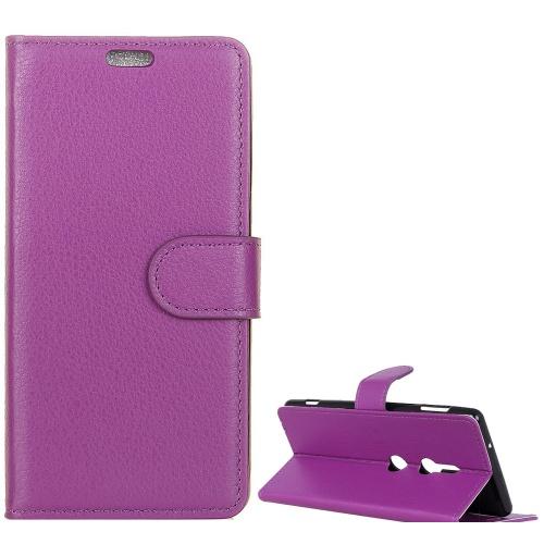 SONY Xperia XZ3 (H9436) Tok álló, bőr (FLIP, oldalra nyíló, asztali tartó funkció) LILA	