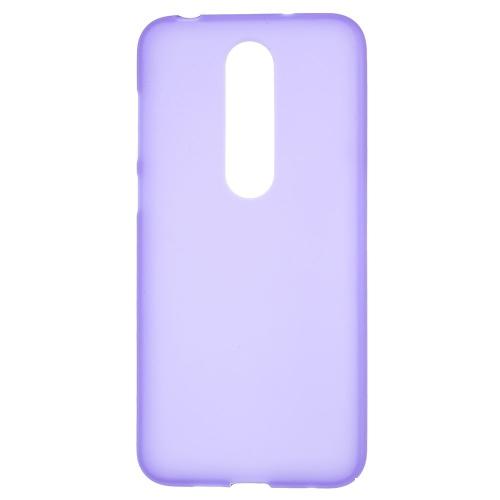 NOKIA 6.1 Plus (Nokia X6 2018) Telefonvédő gumi / szilikon (matt, fényes keret) LILA	
