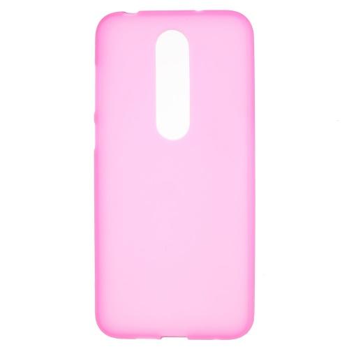  NOKIA 6.1 Plus (Nokia X6 2018) Telefonvédő gumi / szilikon (matt, fényes keret) RÓZSASZÍN	