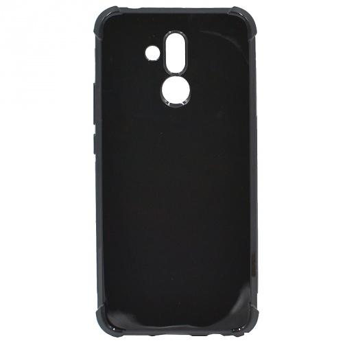 APPLE IPhone XS Max 6.5 Telefonvédő gumi / szilikon (shockproof, légpárnás sarok, fényes) FEKETE	