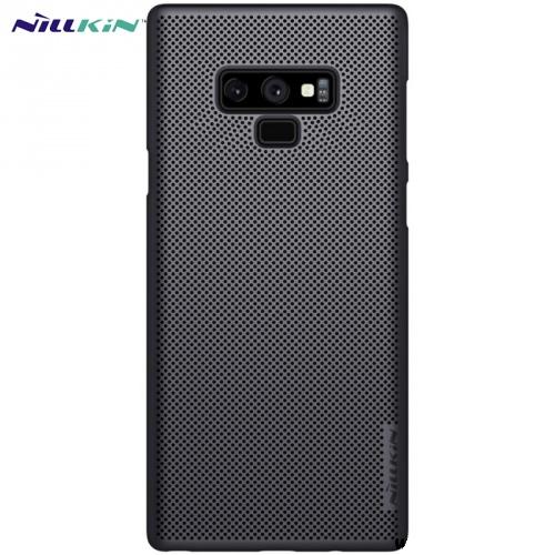 SAMSUNG Galaxy Note 9 (SM-N960F) NILLKIN AIR műanyag telefonvédő (gumírozott, lyukacsos) FEKETE	
