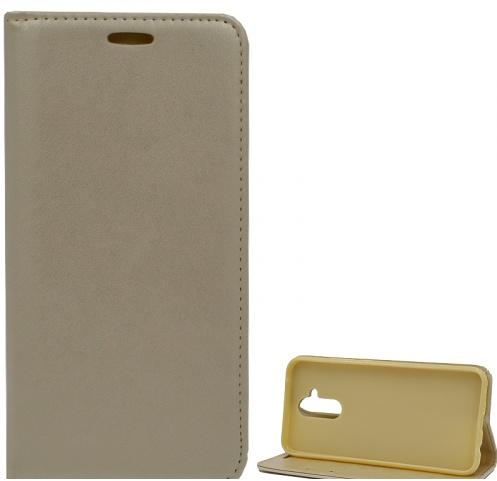 HUAWEI Mate 20 Lite Tok álló, bőr (FLIP, oldalra nyíló, asztali tartó funkció) ARANY	