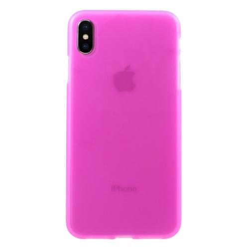 APPLE IPhone XS Max 6.5 Telefonvédő gumi / szilikon (matt) RÓZSASZÍN	