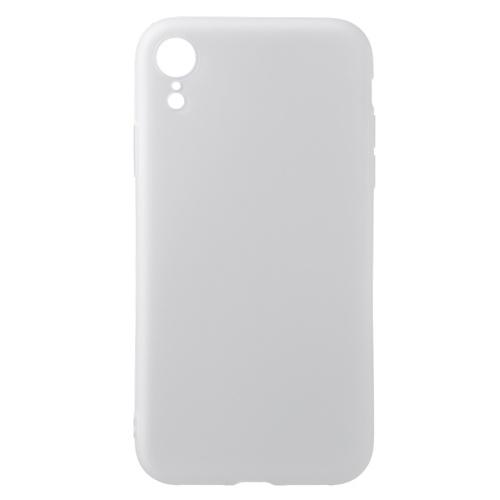APPLE IPhone XR 6.1 Telefonvédő gumi / szilikon (matt, fényes keret) ÁTLÁTSZÓ	