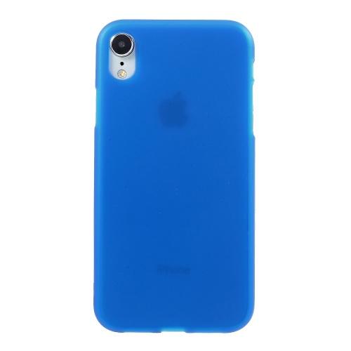 APPLE IPhone XR 6.1 Telefonvédő gumi / szilikon (matt, fényes keret) KÉK	