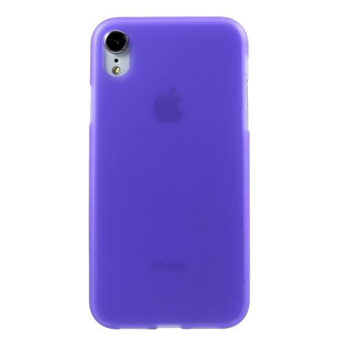 APPLE IPhone XR 6.1 Telefonvédő gumi / szilikon (matt, fényes keret) LILA	