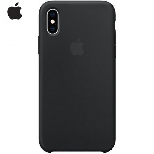 APPLE IPhone XS 5.8 Telefonvédő gumi / szilikon FEKETE (MRW72ZM/A)