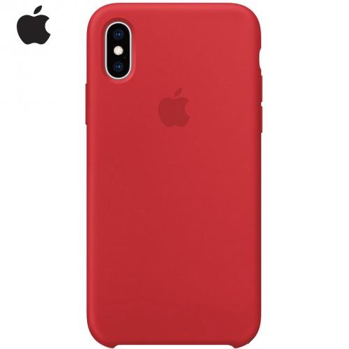 APPLE IPhone XS 5.8 Telefonvédő gumi / szilikon PIROS (MRWC2ZM/A)	