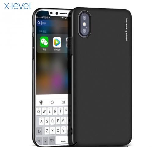 APPLE IPhone XS Max 6.5 X-LEVEL KNIGHT műanyag telefonvédő (ultravékony) FEKETE	