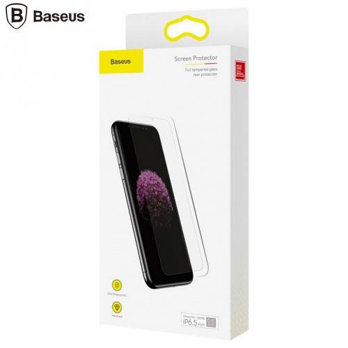 Apple iPhone 11 Pro Max / Apple iPhone XS Max 6.5 BASEUS képernyővédő üveg (ultravékony, karcálló, 0.15mm, 9H) ÁTLÁTSZÓ
