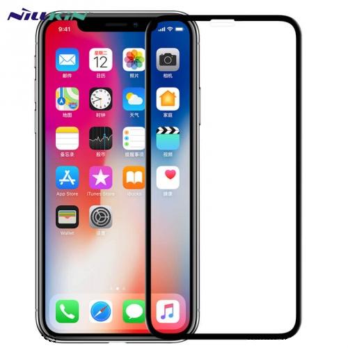 Apple iPhone 11 Pro Max / Apple iPhone XS Max 6.5 NILLKIN AP+PRO képernyővédő üveg (3D, full glue, íves, teljes felületén tapad, ultravékony, 0.23mm, 9H) FEKETE