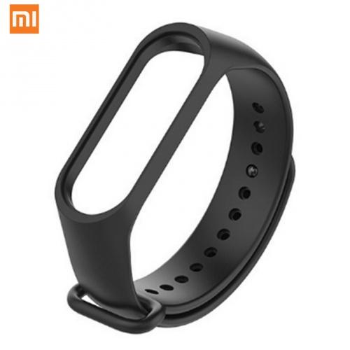 Szilikon keret (szilikon szíj) FEKETE Xiaomi Mi Band 3	