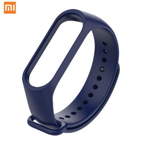 Szilikon keret (szilikon szíj) SÖTÉTKÉK Xiaomi Mi Band 3	